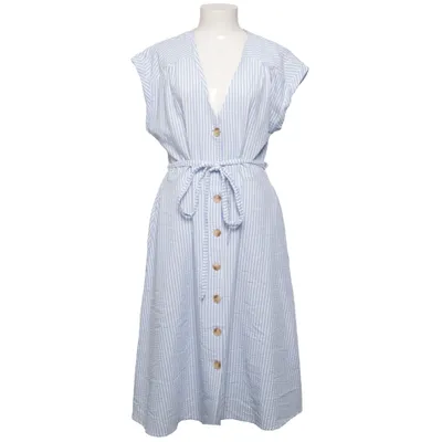 Blousejurk (Blauw, Wit) van XLNT by KappAhl Polyester, Viscose