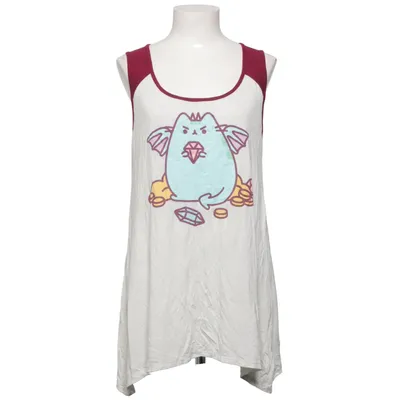 Nattlinne (Vit, Flerfärgad) från Pusheen Elastan, Viskos