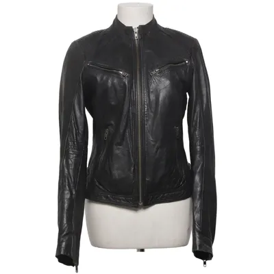 Leren jack (Zwart) van Rock'n Blue Leer, Polyester