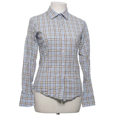 Skjorte (Blå, Brun, Hvid) fra The Shirt Factory Bomuld