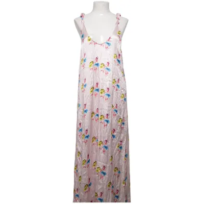 Nightgown (Pink, Multicolored) from Ganni Elastane, Silk