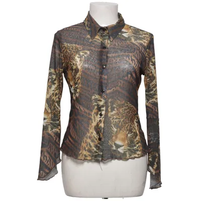 Shirt (Brown, Black) from Instinct Polyester