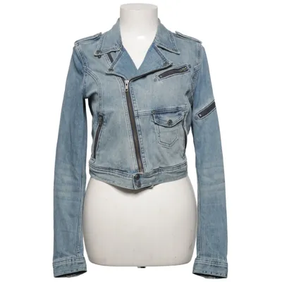 Biker jacket (Blue) from Jacket Cotton, Elastane