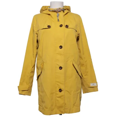 Regnfrakke (Gul) fra Joules Bomuld, Polyester