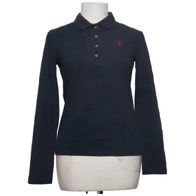 Rugbytrøje (Blå) fra U.S. Polo Assn. Bomuld, Elastan