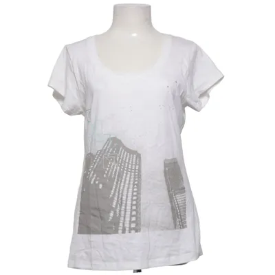 T-shirt (Blanc, Gris) de Worp Coton
