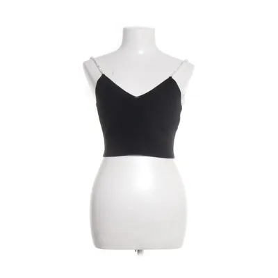 Crop top (Zwart) van Bershka Elastaan, Polyamide, Viscose