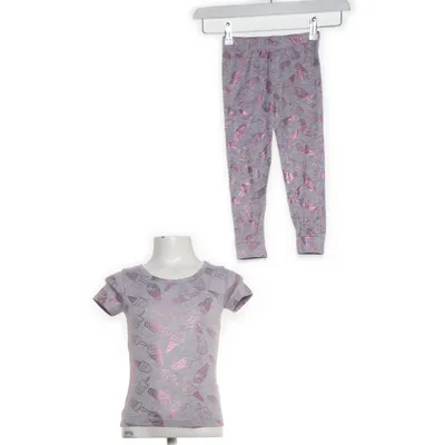 Pajamas (Gray, Purple) from Penelope Mack Elastane, Polyester