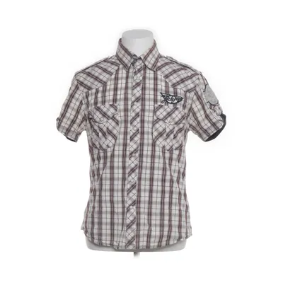 Short sleeve shirt (White, Brown) from Jack & Jones Cotton