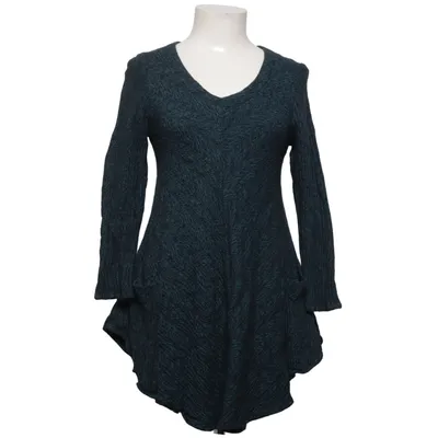 Robe (Bleu) de Ralston Lin, Polyamide, Viscose, Laine