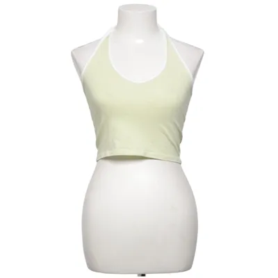 Top (Green, White) from Brandy Melville Cotton, Elastane