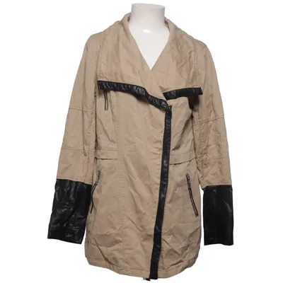 Jakke (Beige, Sort) fra Kelyna Polyurethan, Viscose
