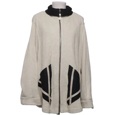 Cardigan (Beige, Noir) de Mira Collection Coton, Lin, Viscose