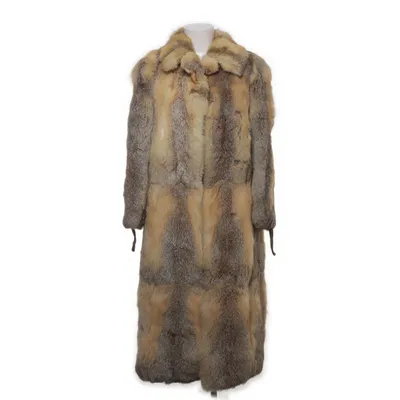 Pälskappa (Grå, Beige, Flerfärgad)