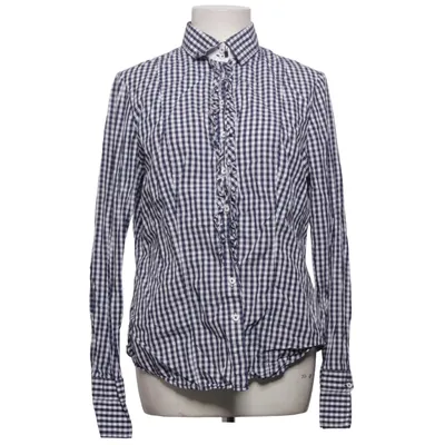 Shirt (Blauw, Wit) van Wallmann Katoen