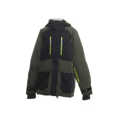 Ski jacket (Black, Green) from H&M Sport Polyester