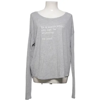 T-shirt à manches longues (Gris) de Om & Ah London