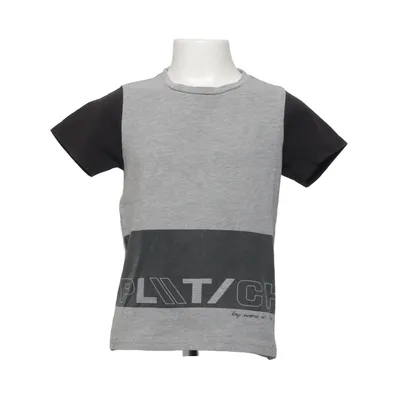 T-shirt (Grijs, Zwart) van Playtech by Name It Katoen, Elastaan, Viscose
