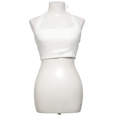 Haut dos-nu (Blanc) de Hanna Schönberg x NA-KD Élasthane, Polyester