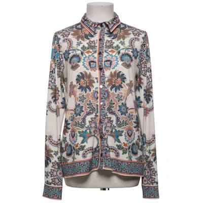 Blus (Vit, Flerfärgad) från Halé Bob Elastan, Polyester