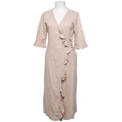Robe portefeuille (Beige) de Múus Polyester, Viscose