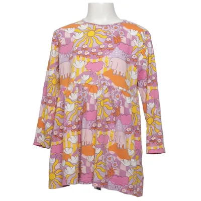 Kjole (Pink, Gul, Orange) fra Lindex Kids Bomuld