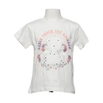 T-shirt (Hvid, Flerfarvet) fra DeFacto Bomuld