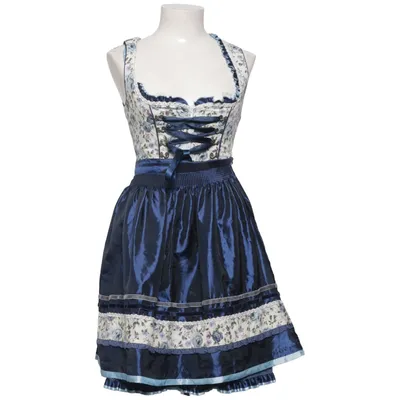 Dirndl (Blå, Vit, Flerfärgad) från Krüger Madl Bomull, Polyester