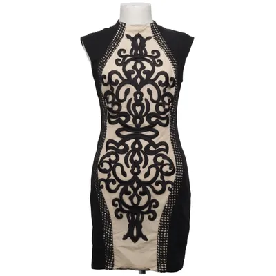 Cocktailkleid (Schwarz, Beige) von LOU