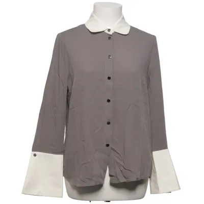 Blus (Grå, Vit) från Creation L Bomull, Viskos