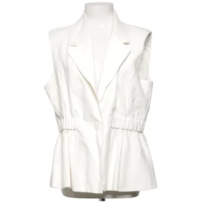 Vest (White) from Rachel Roy Cotton, Linen, Viscose