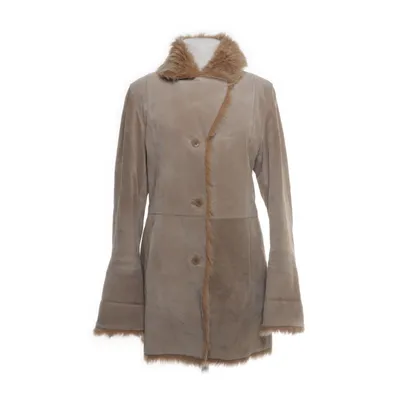 Shearlingjacka (Beige) från Saki Skinn, Polyester, Akryl