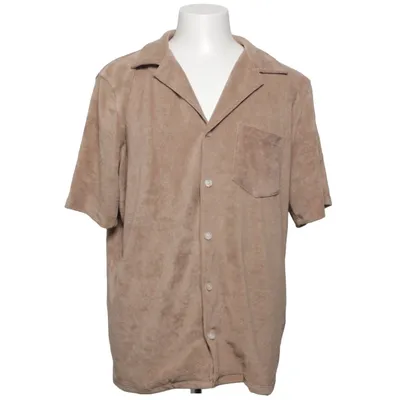 Kurzarmhemd (Braun) von Nikben Baumwolle, Polyester