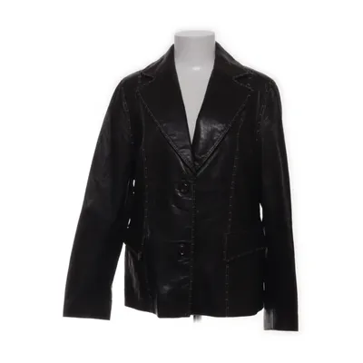 Blazer en cuir (Marron) de Yorn Cuir, Polyester, Viscose