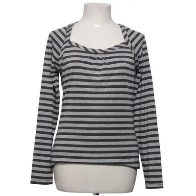 Long sleeve T-shirt (Gray, Black) from Soya Elastane, Metallic fiber, Viscose