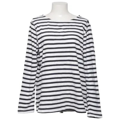 Lange mouwen shirt (Wit, Zwart) van Essentials by Tchibo Organisch katoen