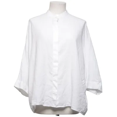 Short sleeve shirt (White) from Uniqlo Polyester, Viscose