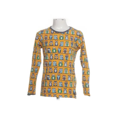 Långärmad t-shirt (Gul, Flerfärgad) från Villervalla Ekologisk bomull, Elastan