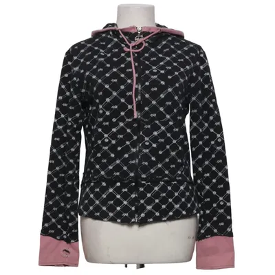 Hoodie (Black, Pink) from Split Cotton, Elastane