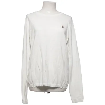Sweater (Hvid) fra U.S. Polo Assn. Økologisk bomuld