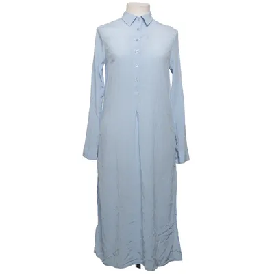 Robe chemise (Bleu) de Jadicted Élasthane, Soie