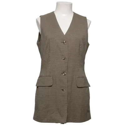 Gilet (Marron, Noir) de Mexx Women Élasthane, Polyester, Viscose