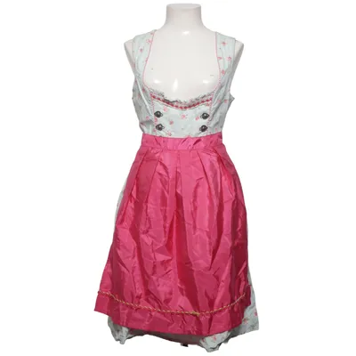 Dirndl (Vit, Rosa, Flerfärgad) från Golden-Trachten Bomull, Polyester
