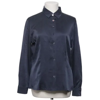 Blus (Blå) från Otto Kern Elastan, Silke