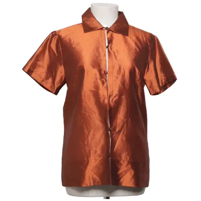 Short sleeve shirt (Brown) from Windsor Silk