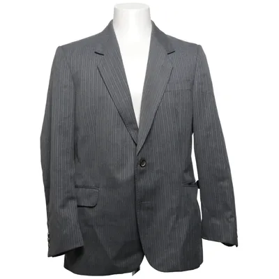 Blazer (Gris) de Terylene Polyester, Laine