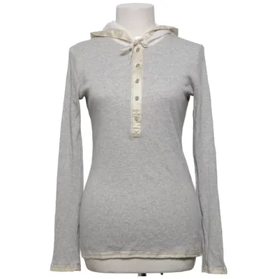 Hoodie (Gray, White) from Nice Connection Elastane, Silk