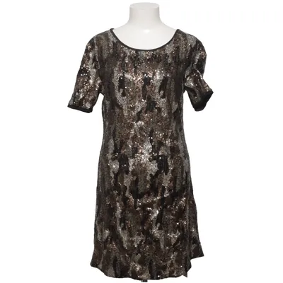 Robe de cocktail (Noir, Argent, Marron) de Jadicted Élasthane, Polyester