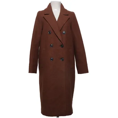 Jas (Bruin) van Visual Clothing Project Elastaan, Polyester, Viscose, Wol