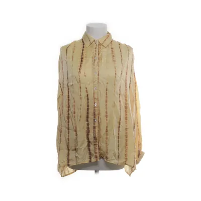 Shirt (Geel, Bruin) van Maison Hotel Viscose